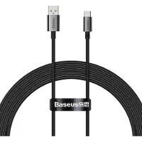 Baseus USB-A to USB-C Cable Superior Series, 100W, 5A, 2m, Black P10320102114-02
