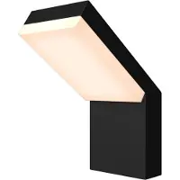 Maytoni Paso LED Applique murale, 12W Noir IP54 Blanc chaud (865 lm, IP54)