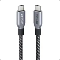 Anker Câble USB-C vers USB-C 0.9 m 240 W pour Ordinateur Portable Tablette Smartphone Gris et Noir