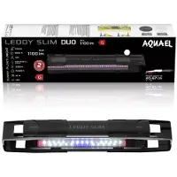 Aquael LEDDY SLIM DUO 16 W SUNNY PLANT&NIGHT 2.0 (40-60 cm) noir