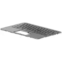 HP L92833-B31 Pièce de rechange pour ordinateur portable Boîtier inférieur+clavier, Pièce de rechange pour ordinateur portable, Gris