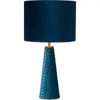 Lucide Extravaganza Velvet Lampe de Table Turquoise