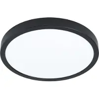 Eglo Spot à encastrer Fueva 5 LED 20W rond noir