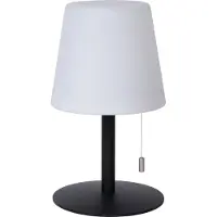 Lucide Lampe de table LED RGB RIO noir et blanc 1,8 W, couleurs changeantes, 3000 lm, métal, dimensions : 29,2 x 15,5 x 15,5 cm, IP44,