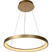 Lucide VIDAL LED 48W lampe suspendue anneau d'or