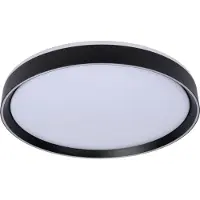 Lucide Plafond 50 cm LED 36W noir rond NURIA