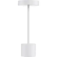 Nova Luce Lampe de table design Fumo Blanc rechargeable