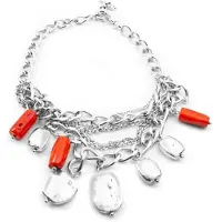 Folli Follie Collier pour Femmes Folli Follie 2N9F046O - 35 cm