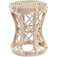DKD Home Decor Table d'appoint - - Rotin tropical - Beige - Ethnique - Intérieur