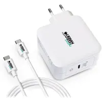Urban Factory Chargeur et câble d'alimentation PC CHARGEUR 100 W USB-C GAN ECO - FRIENDLY