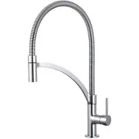 EDM Robinet évier Ibiza Monocommande Bec Haut, Monocommande, Design Moderne -