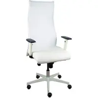 Piqueras Y Crespo Chaise de Bureau Ergonomique Blanche Sahuco P&C B354BRP
