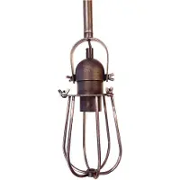 EDM Plafonnier Vintage Noir Design Industriel Rétro, Installation Facile -