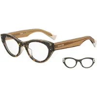 Missoni Lunettes de Vue MIS 0066 49/21/145 Havana beige Pmma WOMAN MIS 0066