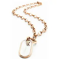 Folli Follie Collier - - 3N1T013RW70 - 30 cm - Acier inoxydable - Couleur Rosé