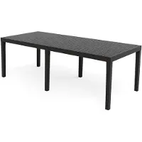IPAE Progarden Table Extensible Indo Table De Jardin Extensible, Polypropylène Résistant -