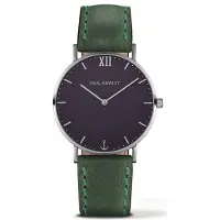 Paul Hewitt Montre Femme - - PH-SA-S-SM-B-12S - Ø 36 mm - Cuir - Imperméabilité 5 Atm