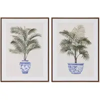 Sublime Market Connect Set de Peinture Colonial Espirit Palmiers - 60 x 4 x 80 cm (2 unités)