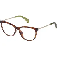 Furla Lunettes de Vue VFU642V 50/21/140 Shiny transp.beige Acetate WOMAN VFU642V