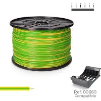 Sediles Câble H07z1-k 1,5mm2 Bicolore Câble H07z1-k Ignifuge Bicolore 1,5 Mm2 -