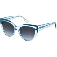 Furla Lunettes de soleil - - SFU694 - Couleur marron/gris - Forme Papillon - Taille 140-18-55