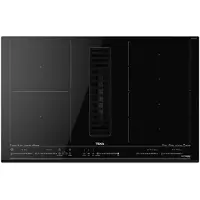 Teka Table de cuisson à induction avec hotte aspirante 800 x 510 mm 4 zones de cuisson à induction