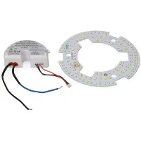 EDM Led & Transformer 33808 / 33809 / 33810 / 33811 / 33812 / 33814 Fan Spare Argenté One Size / EU Plug 220V