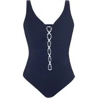 Sunflair Maillot de bain bleu foncé / blanc