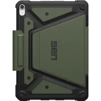 Urban Armor Gear Étui de télephone portefeuille Metropolis SE Apple iPad Air 11 pouces (2026) M4 / (2025) M3 / (2024) M2 / Air 5 (2022) / Air 4 (2020) - Olive