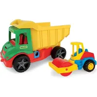 Wader Camion-benne avec rouleau compresseur 2en1