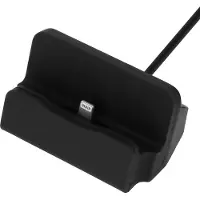 Avizar , station de charge avec connecteur Lightning pour Apple iPhone, noire