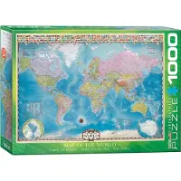 Eurographics Carte du monde Eurographics (1000)