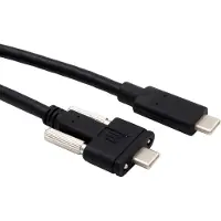 EXSYS EX-K1591V Câble USB 1 m USB 3.2 Gen 2 (3.1 Gen 2) USB C Noir (EX-K1591V)