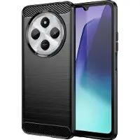 Screen Guard Professional Xiaomi Redmi 14C Housse Carbon Brushed Soft TPU (Xiaomi Redmi 14C), Coque pour téléphone portable, Noir