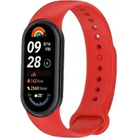 Screen Guard Professional Silicone Strap Ersatzarmband (Silicone), Sangles de montre, Rouge