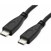 Roline 11.02.9057 Câble USB 3.2 Gen 2 (3.1 Gen 2) 1 m USB C Noir