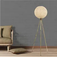 Opviq , Pied - Or, Lampadaires, Or, Métal, 35 x 35 x 138 cm