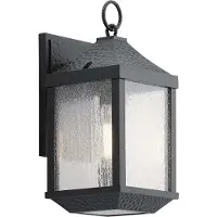 Kichler Applique d'extérieur noir vieilli E27 60 W Springfield