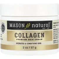 Mason Natural , Crème Premium pour la Peau au Collagène, 2 oz (57 g)