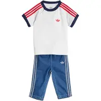 Adidas Originals Trefoil Bébé - Survêtements, Bleu - Taille 75 - 80 CM - Jersey de coton