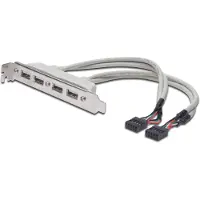 Digitus Câble USB en tôle à fente