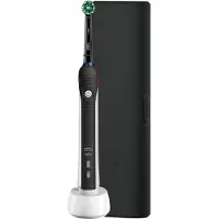 Oral-B | Brosse à dents électrique - Pro2 Clean & Protect - Noir - Nettoyage professionnel - Avec étui