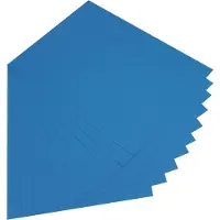 Folia Carton photo, (l)500 x (h)700 mm, 300 g/qm, bleu moyen (300 g/m², 10x)