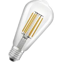 Ledvance Classic LED E27 Edison Filament Claire 4W 840lm - 830 - Blanc Chaud | Équivalent 60W