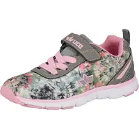Lico Sunflowers : Chaussures pour filles, chaussures basses, baskets à scratch, couleur rose, pour le quotidien