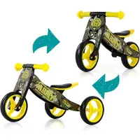 Milly Mally 2in1 Vélo Jake Ride Army