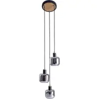 Näve Fumoso Lampe à suspendre E14 noire