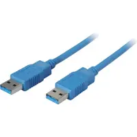 S-Conn Câble de connexion USB3.0, A/A, 3m, bleu