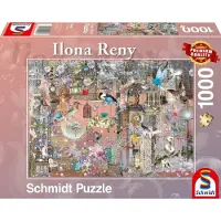 Schmidt Spiele Beauty in Rosé, Ilona Reny, puzzle, puzzle adulte, 1000 pièces, 59946