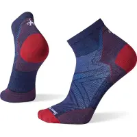 Smartwool Chaussettes Unisexe Run Zero Cushion Ankle Socks Deep Navy-XL
